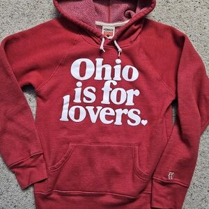 HOMAGE Red Ohio Lovers Hoodie